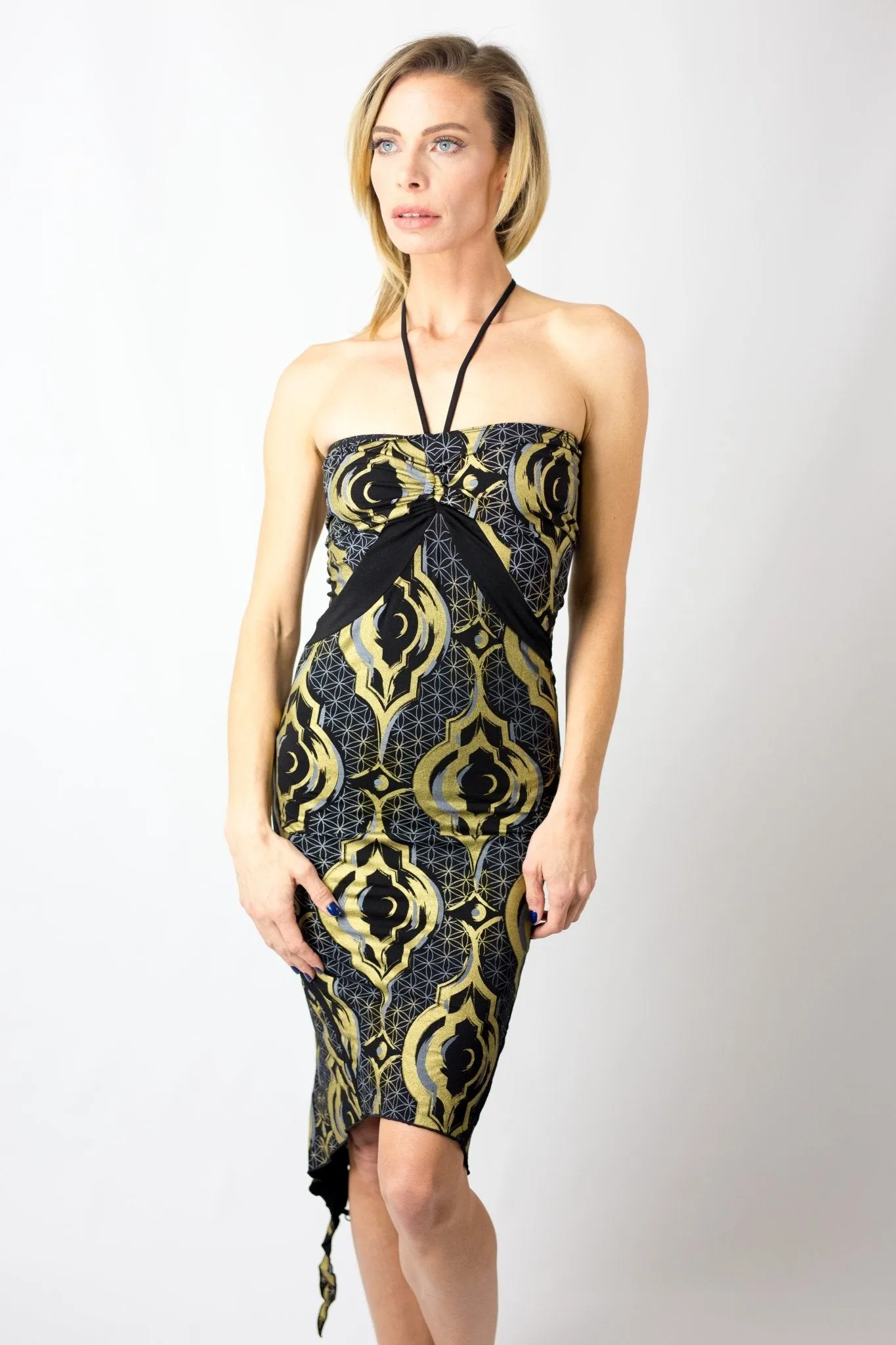 Infiniti Wrap Dress (illuminate Print)