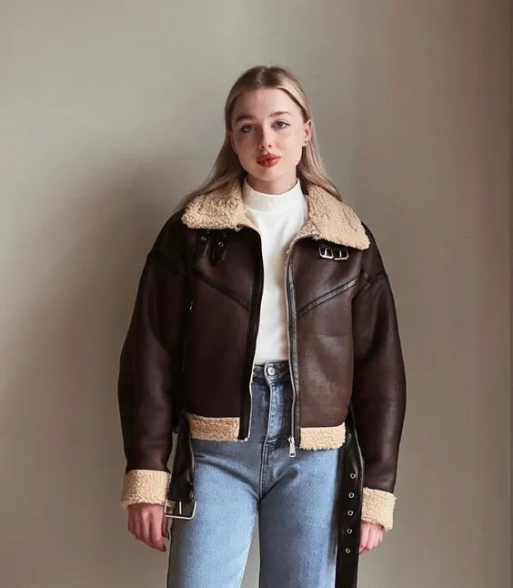 Jaxie Faux Leather Jacket