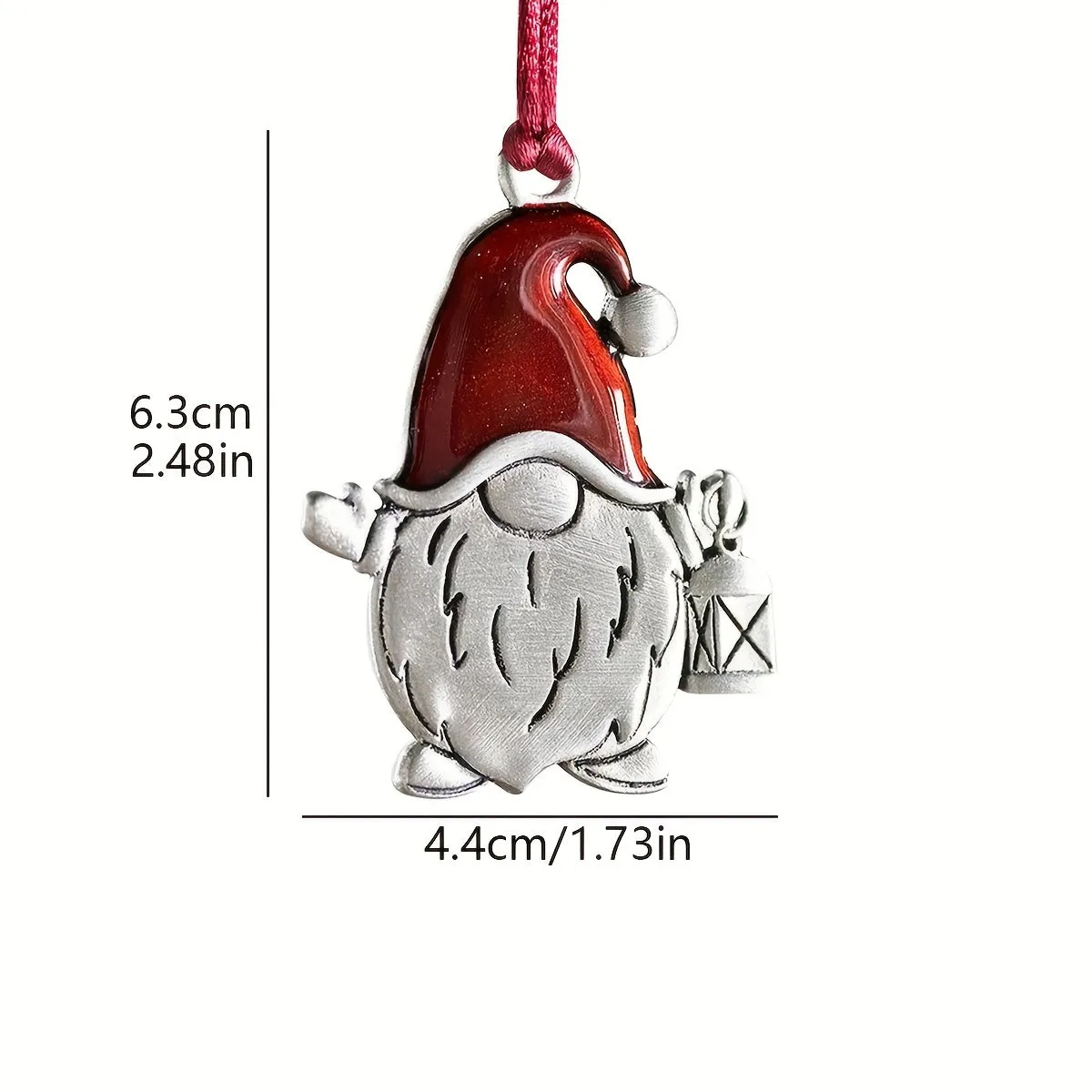 kkboxly 1pc Festive Metal Christmas Tree Pendant - Tree Toppers for Holiday Scene Decor, Room Decoration, Birthday Party Supplies, and Christmas Gift Ideas with Hanging Ornament Feature