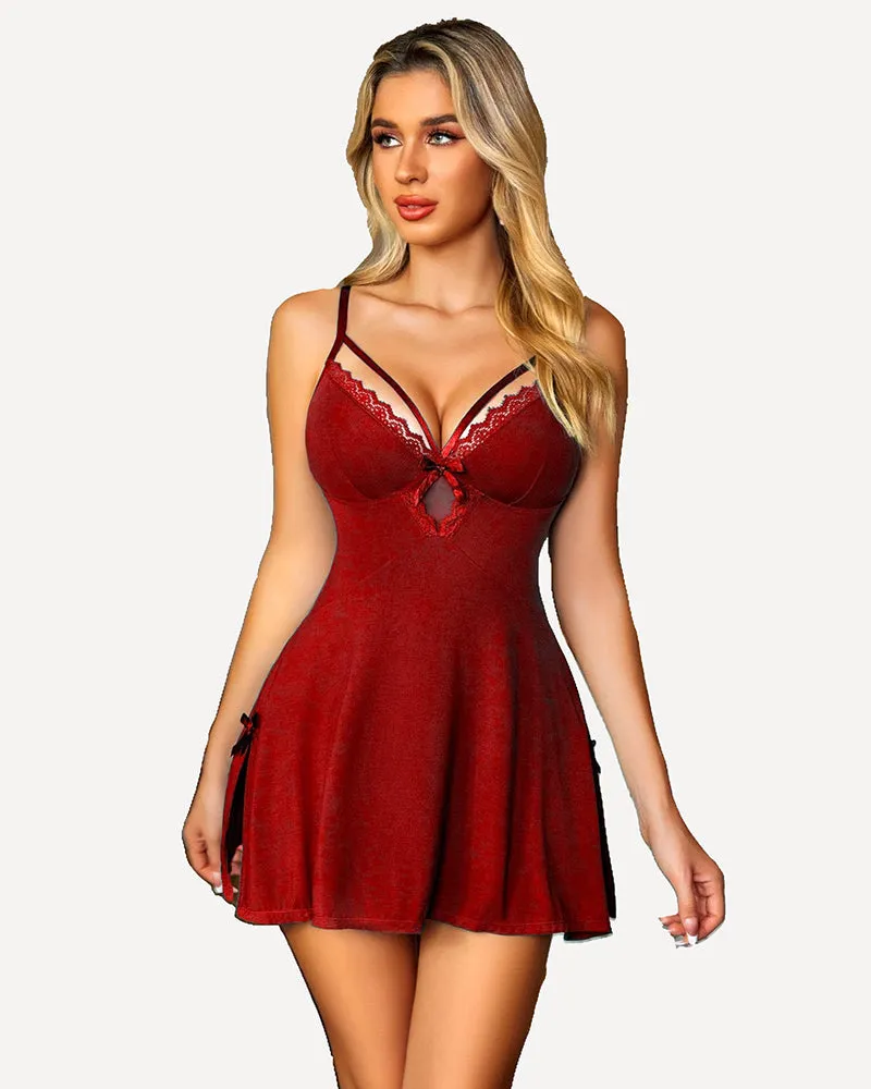 Lace Modal Babydoll Chemise