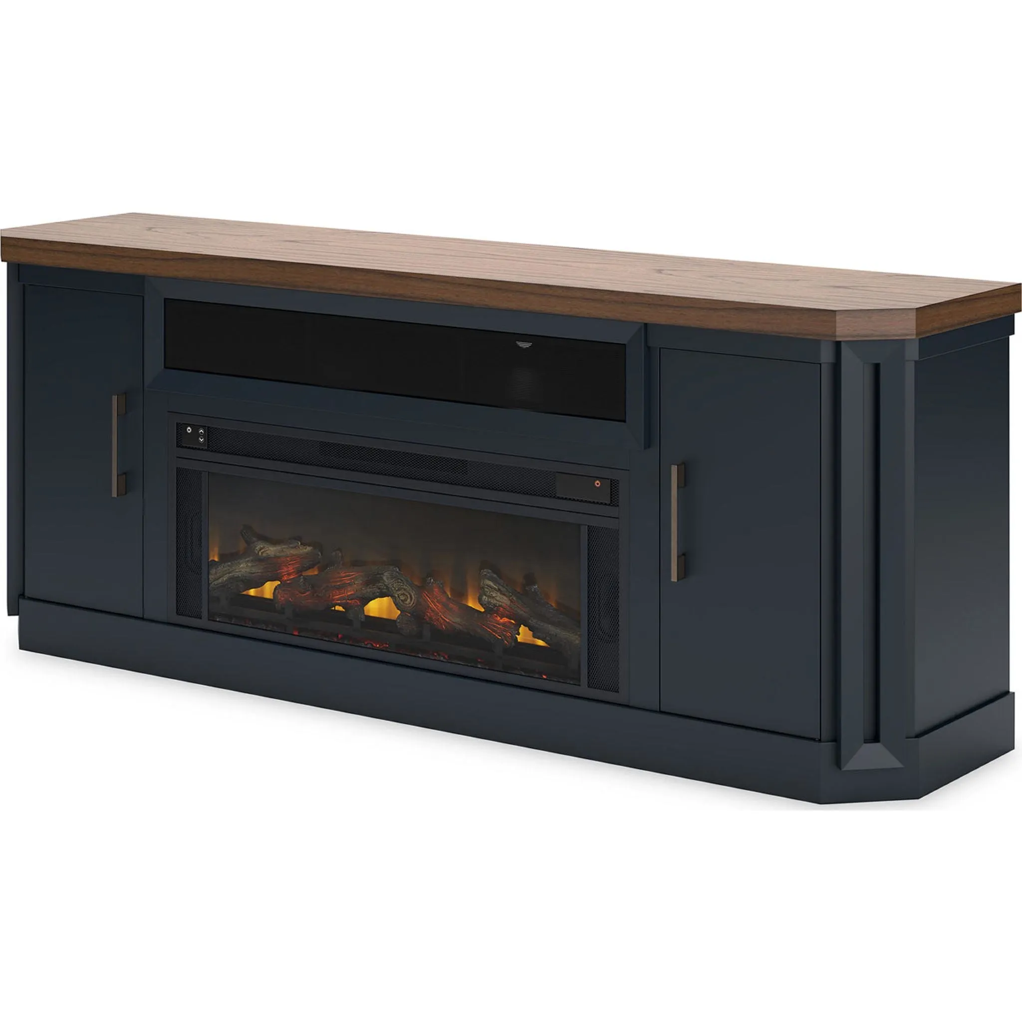 Landocken TV Stand with Fireplace