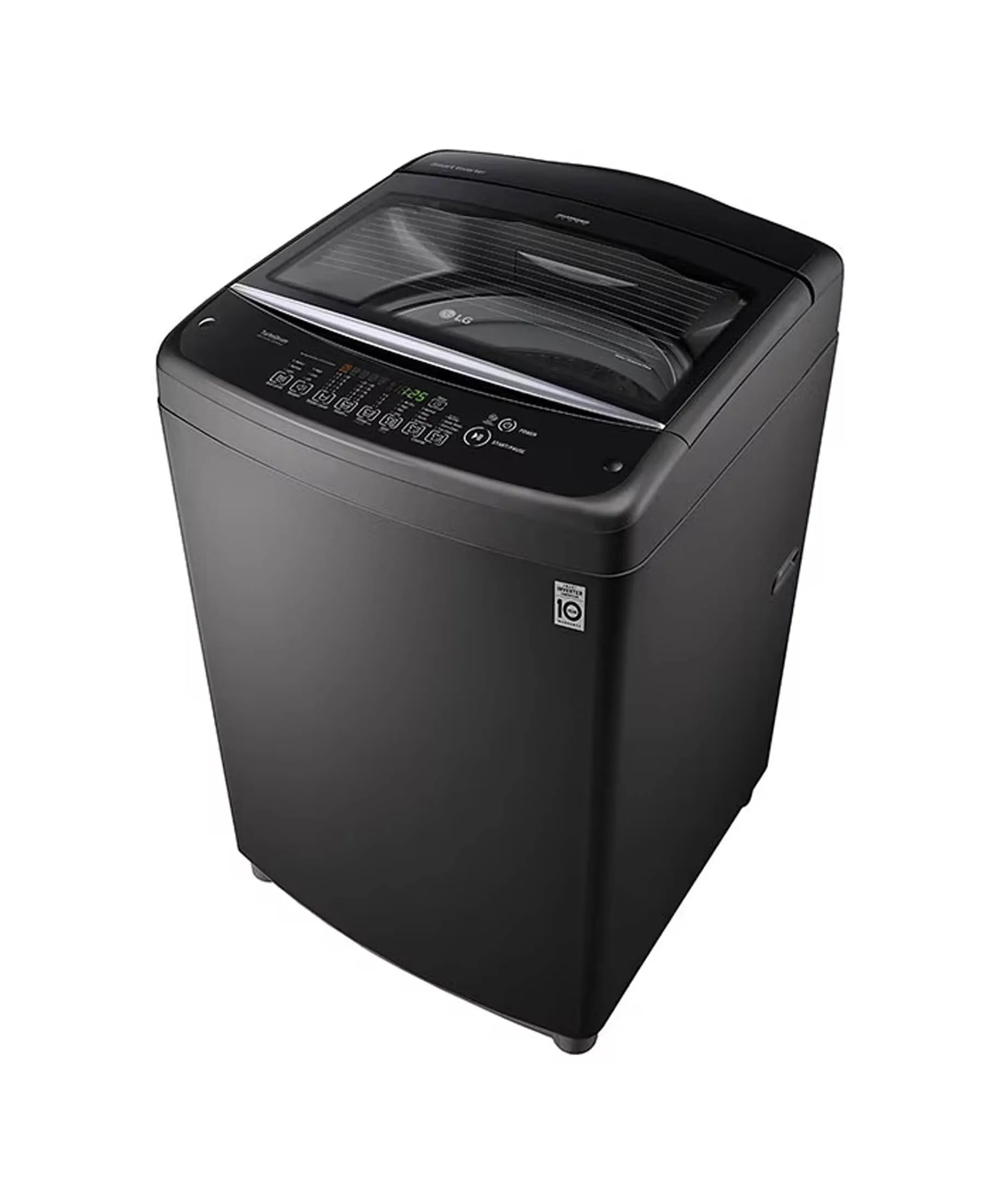 LG 18kg Middle Black Top Loader Washing Machine - T1866NEHT2