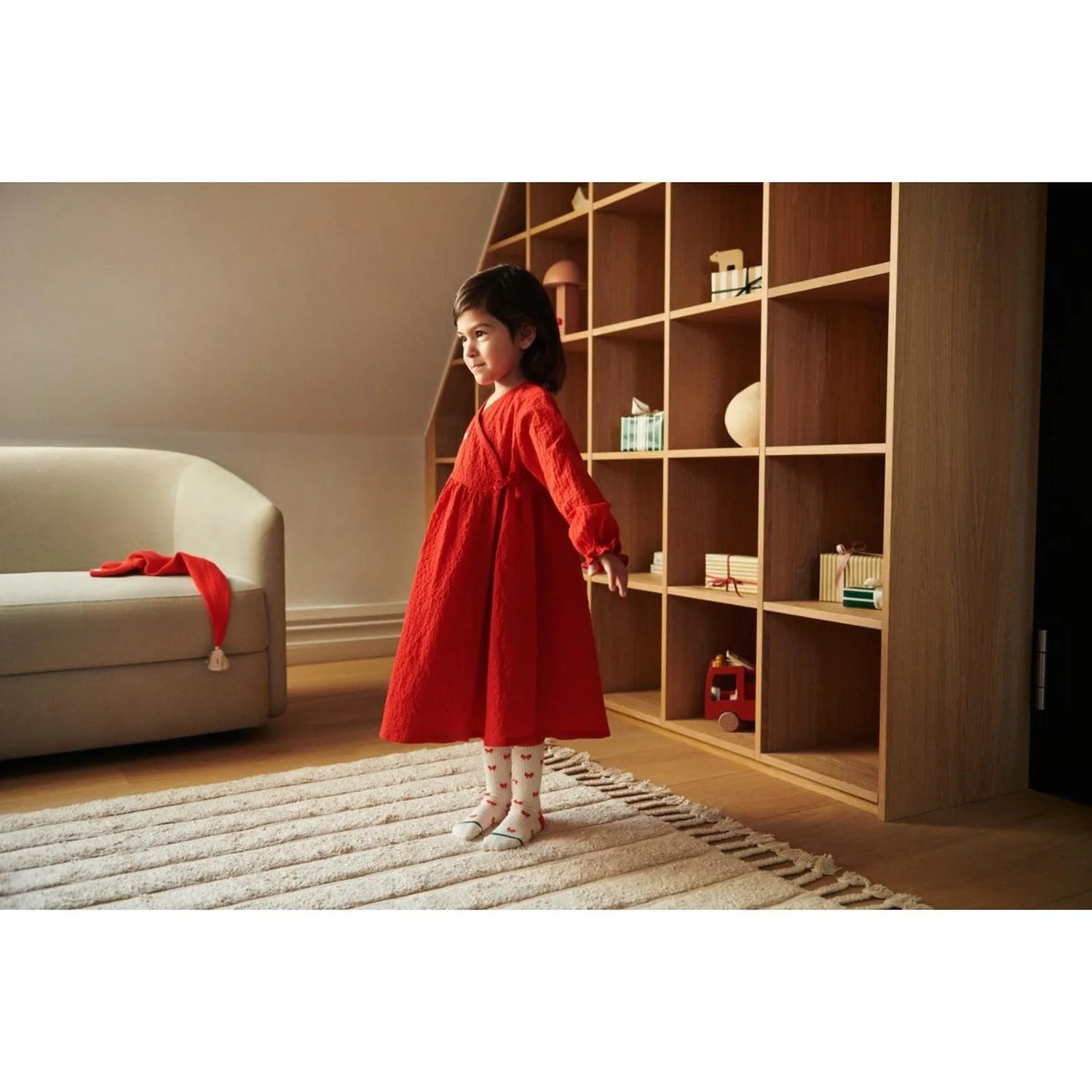 LieWood Apple Red Cleo Dress