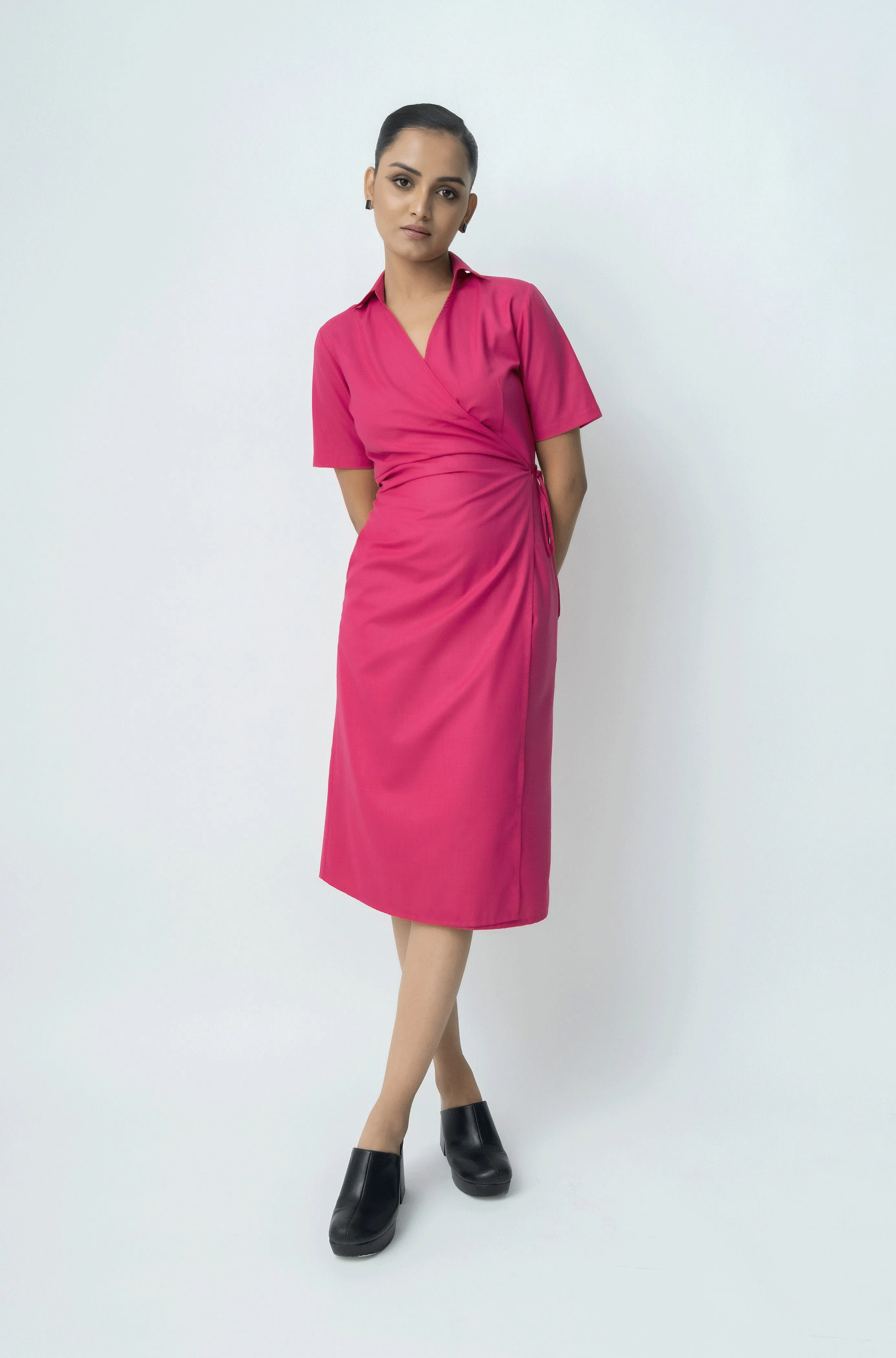 Midi Wrap Dress