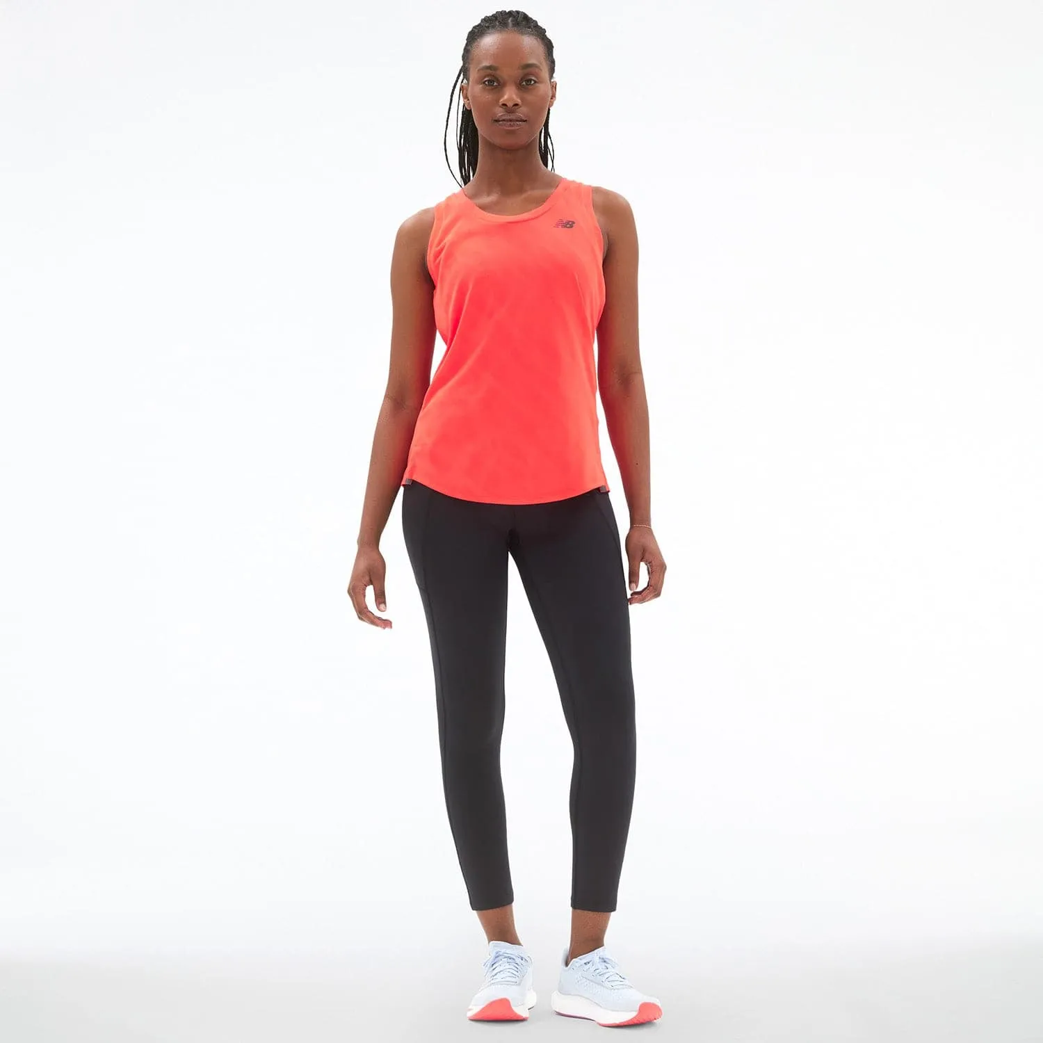 New Balance Q Speed Jacquard Womens Running Tank Top