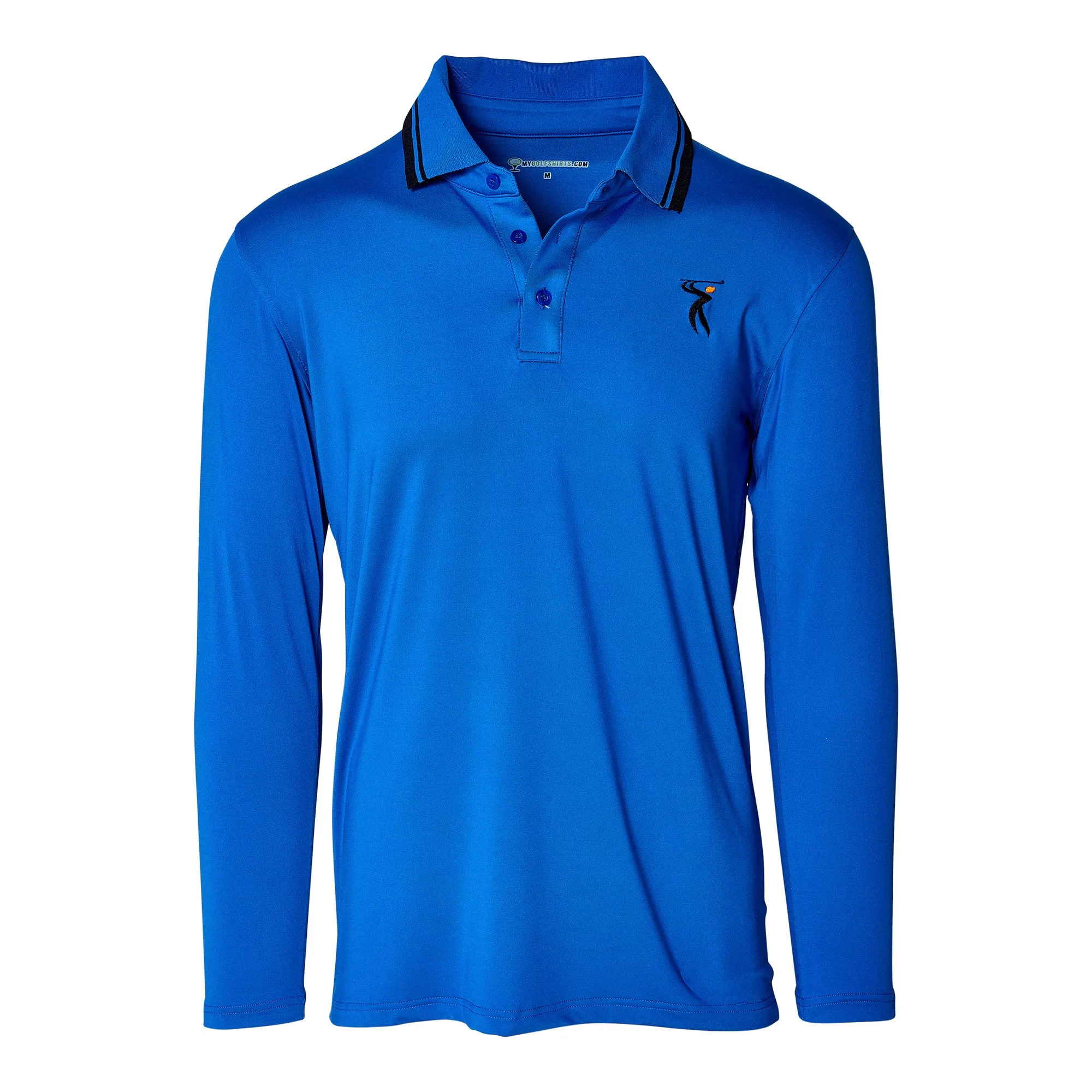 New Fall 2024 Classic Long Sleeve Dri-FIT Mens Golf Polo Shirts Style #7254 ( Free better Leather Golf Gloves , Free Golf Hat, Free shipping )