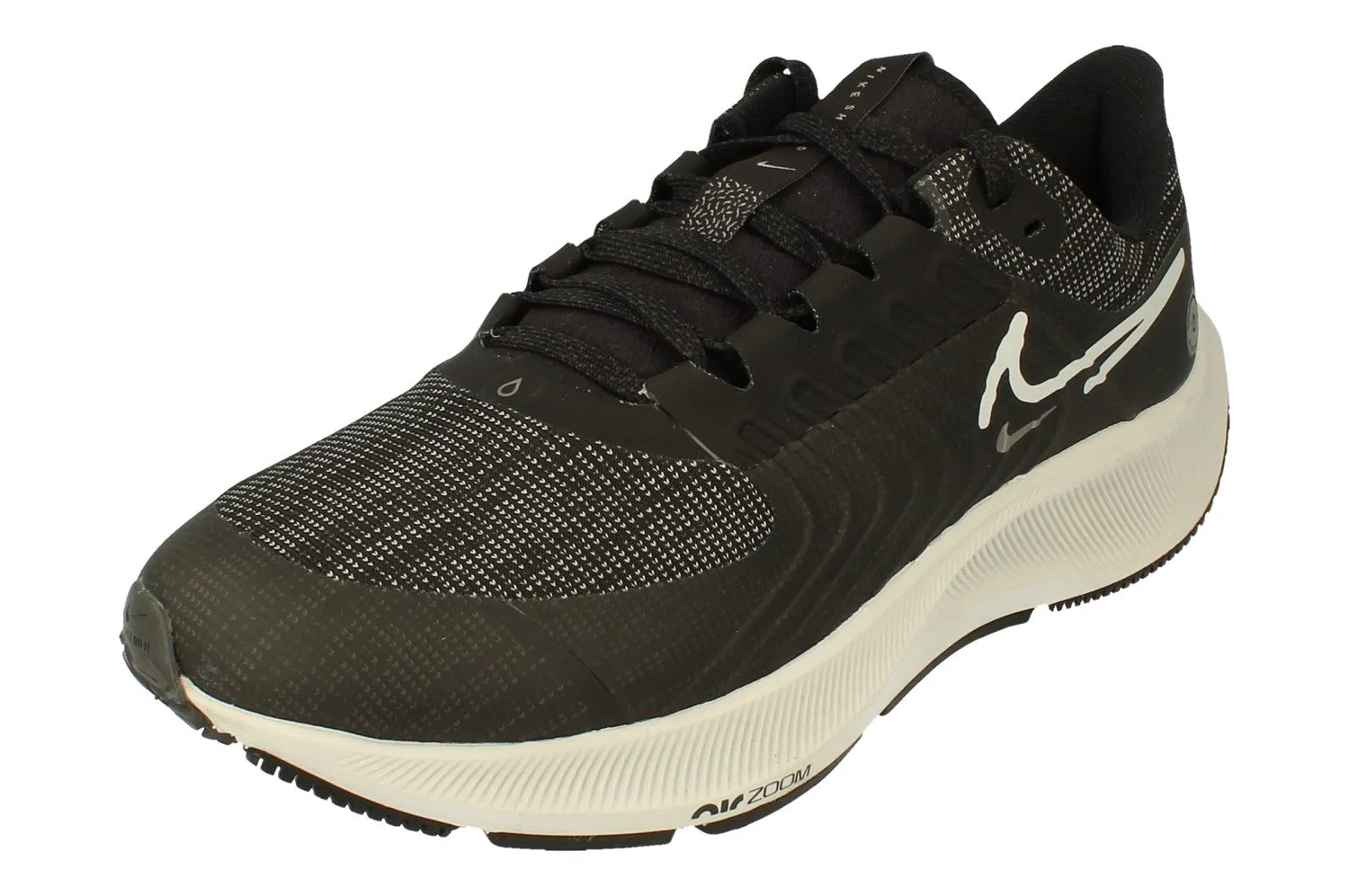 Nike Air Zoom Pegasus 38 Shield | Mens | Black Platinum Tint