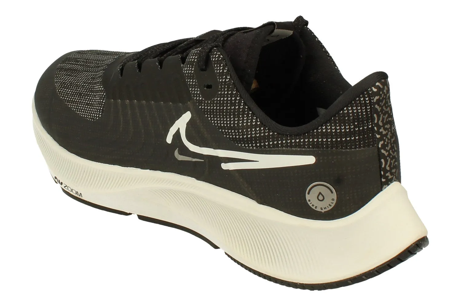 Nike Air Zoom Pegasus 38 Shield | Mens | Black Platinum Tint