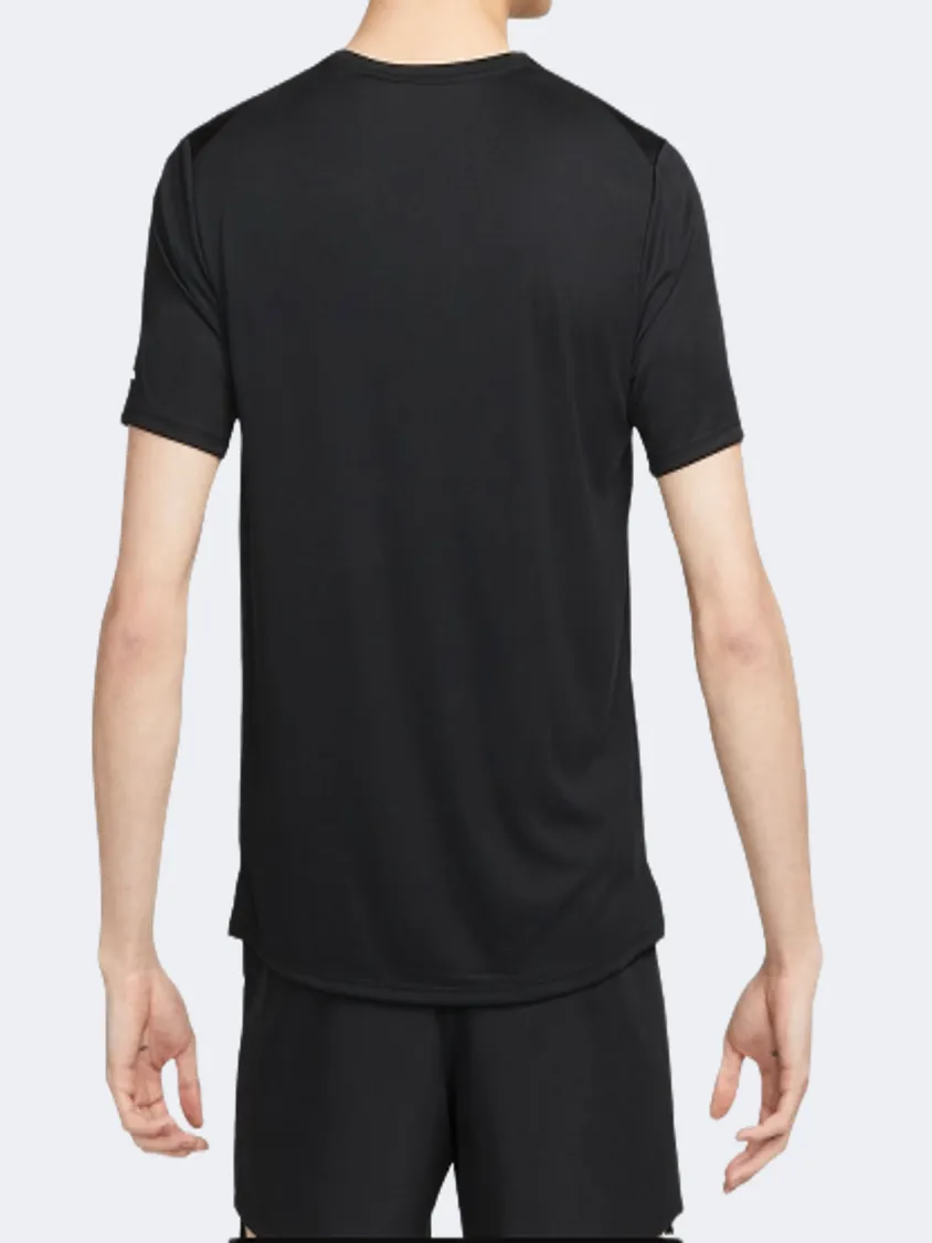 Nike Run Division  Men Running T-Shirt Black