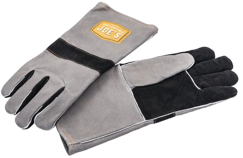 Oklahoma Joe's 3339484R06 Smoking Gloves, Leather, Gray :PR: QUANTITY: 12