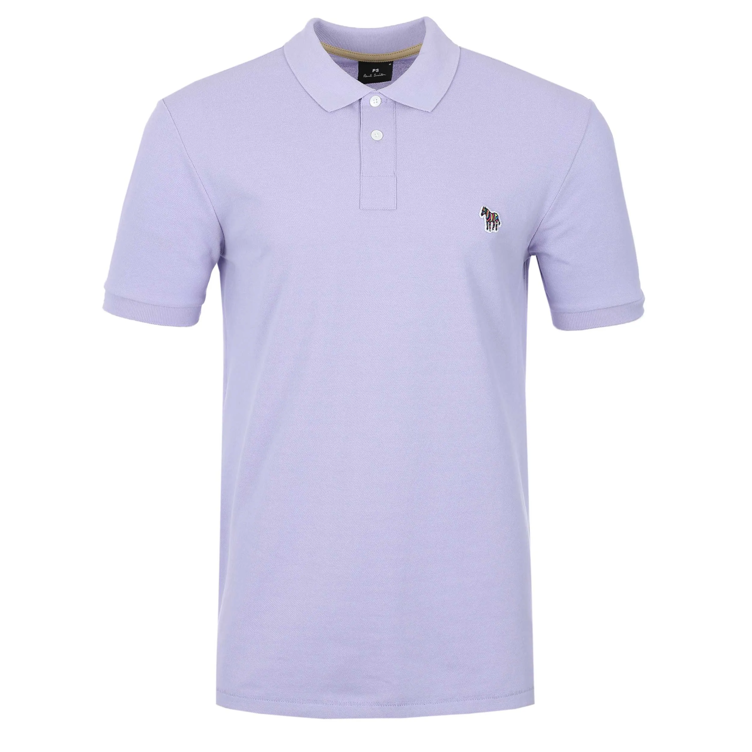 Paul Smith Zebra Badge Polo Shirt in Lilac