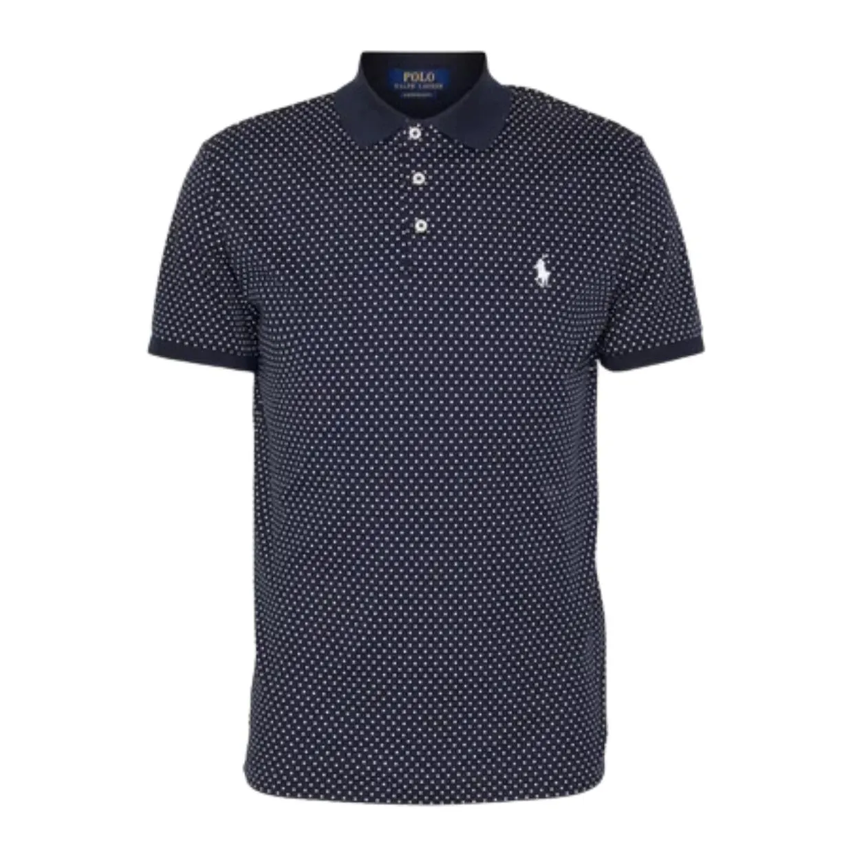 Polo Ralph Lauren Custom Slim Fit Navy Polo Shirt