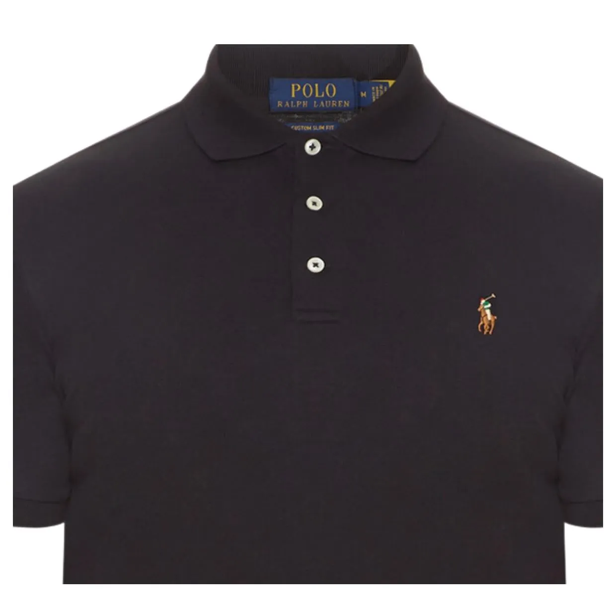 Polo Ralph Lauren Short Sleeve Black Polo Shirt