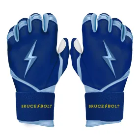 PREMIUM PRO Creator Series Long Cuff Batting Gloves | TAMPA BLUE