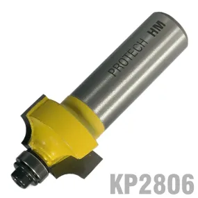 PRO-TECH BEADING BIT 7/8' X 1/2' RADIUS 3/16' 1/2' SHANK KP2806