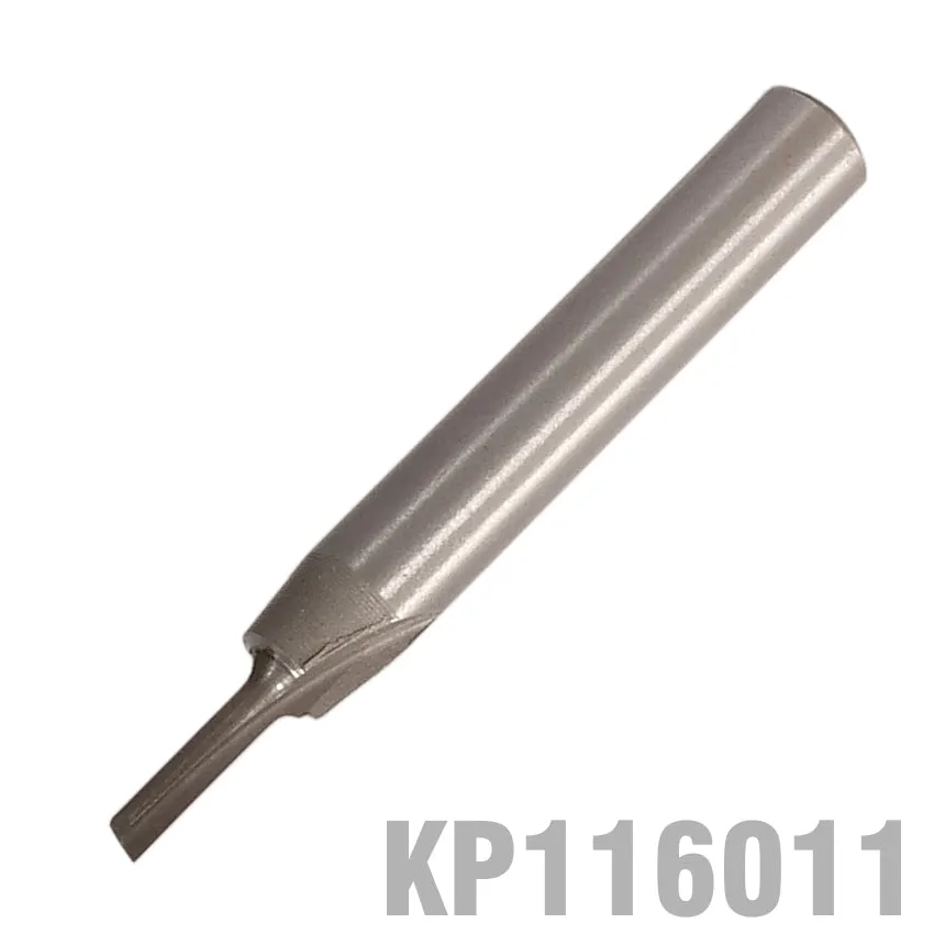 PRO-TECH STRAIGHT BIT 3/32' (2.4MM) X 1/2' CUT SOLID CARBIDE 2 FLUTE 1/4'SHANK KP116011