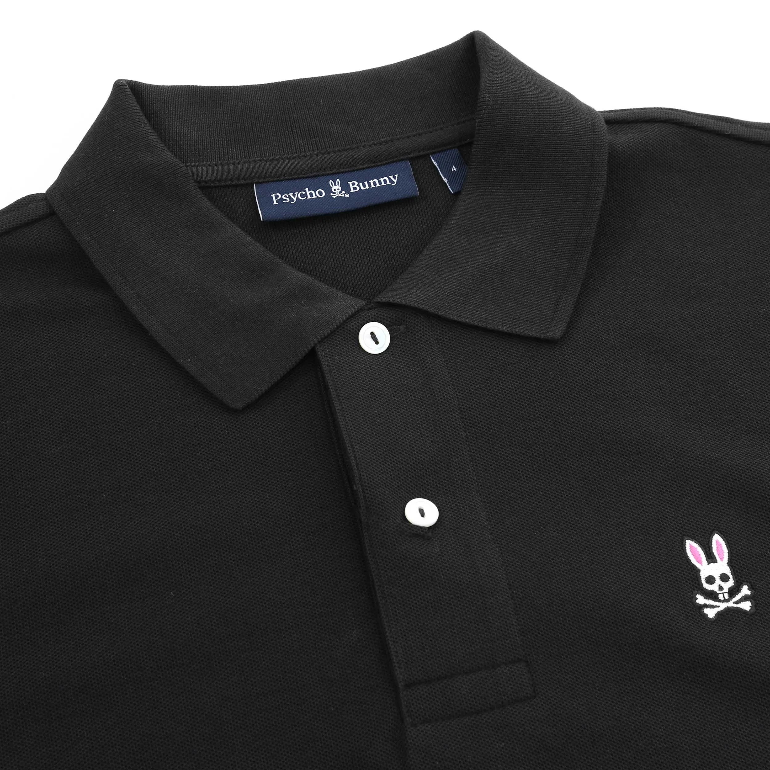 Psycho Bunny Classic Polo Shirt in Black