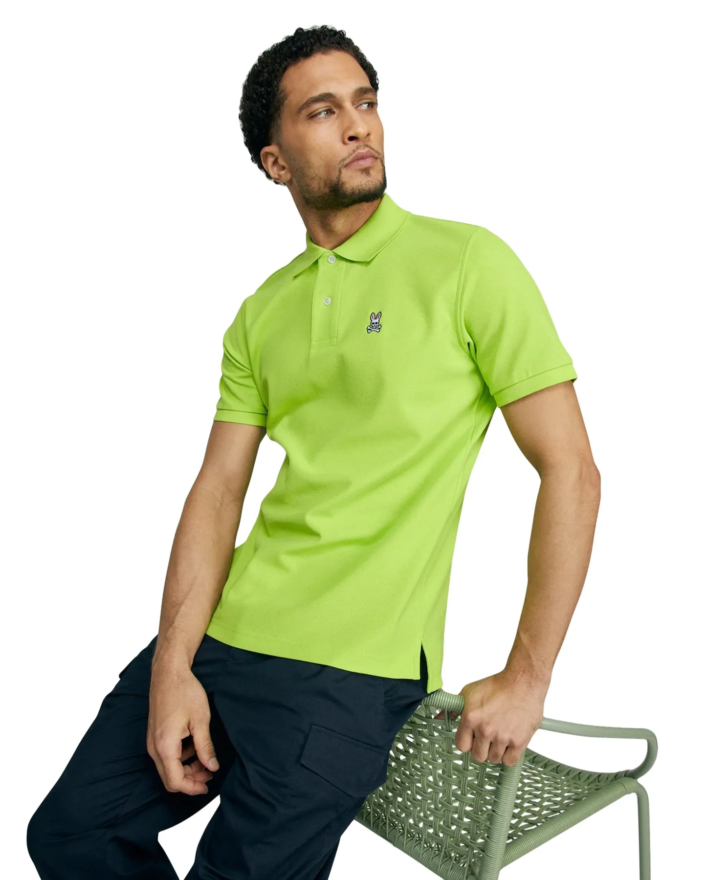 Psycho Bunny Mens Classic Polo Shirt