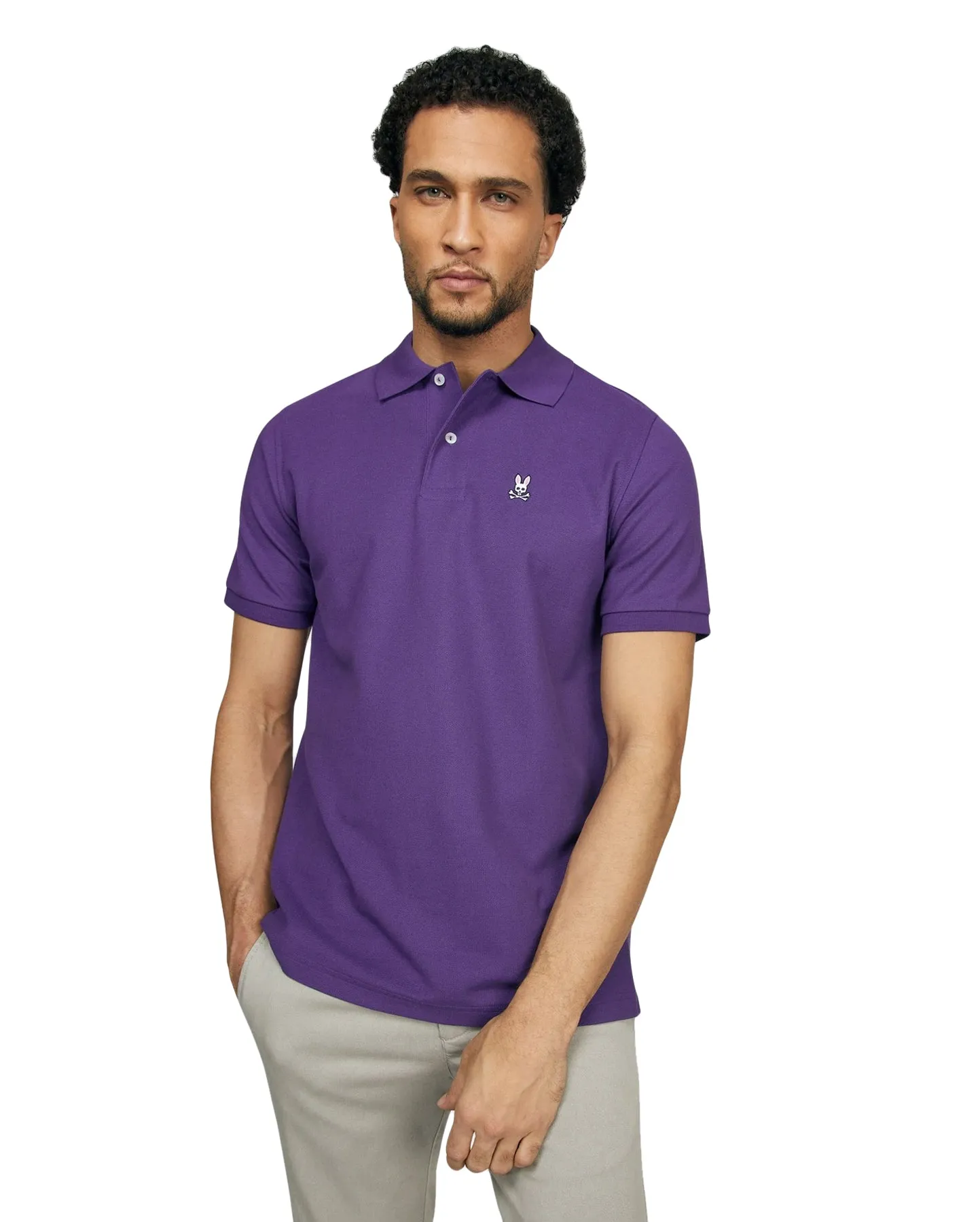 Psycho Bunny Mens Classic Polo Shirt