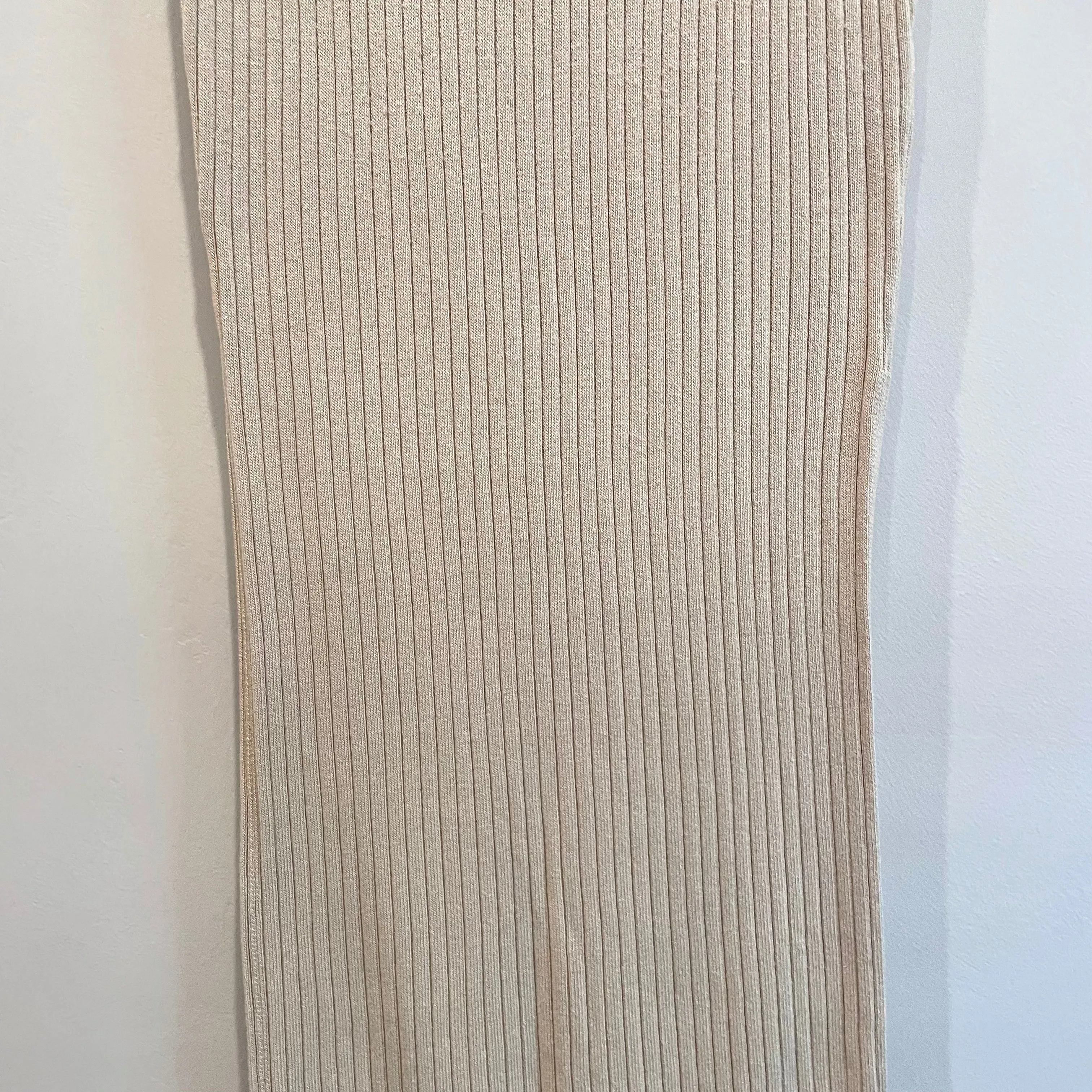 Ribbed Knit Pencil Skirt