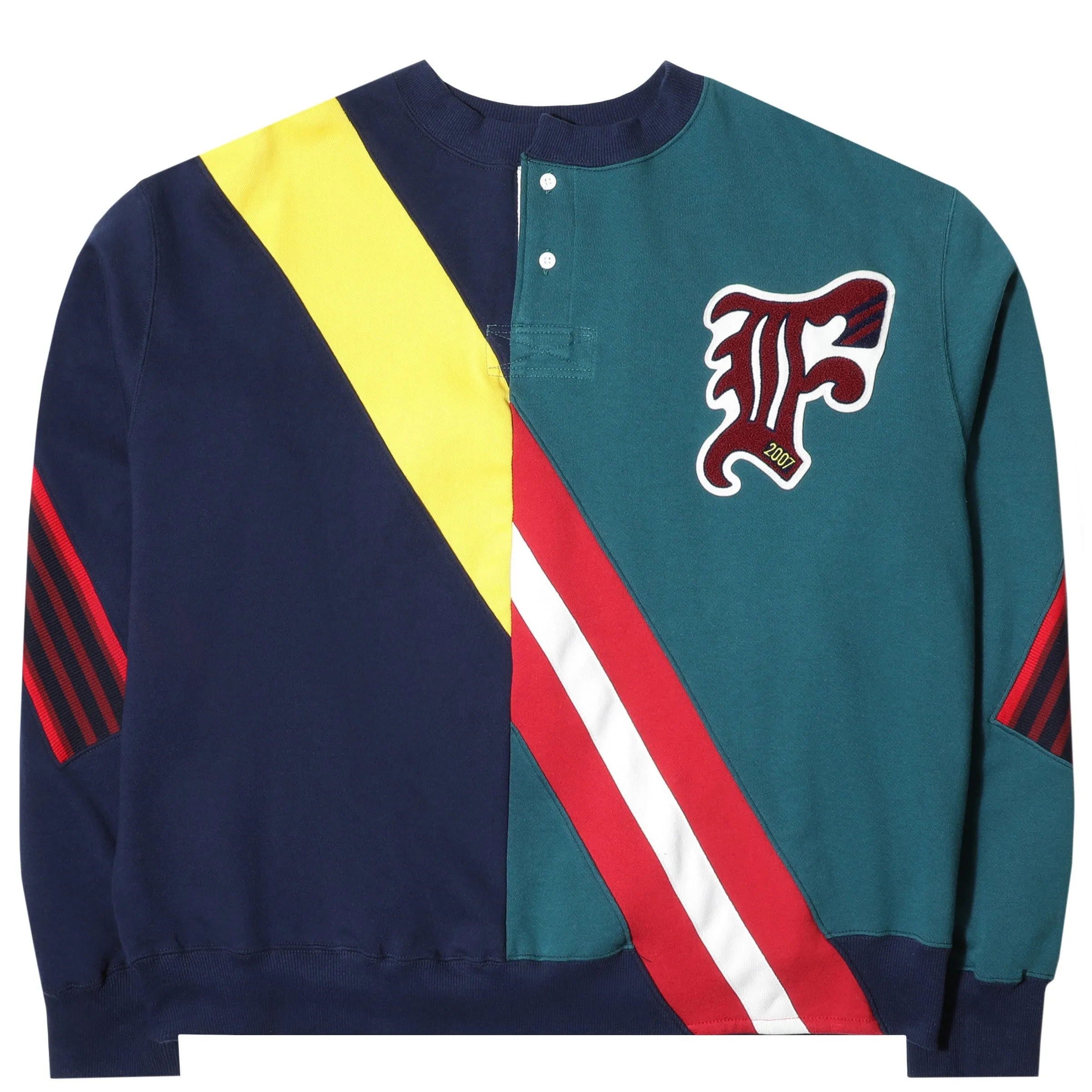 RUGBY MIX RIB SWEATSHIRT