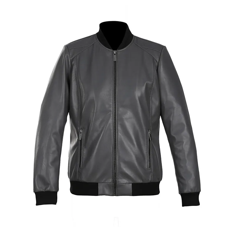 Savannah Womens Bomber Leather Jacket