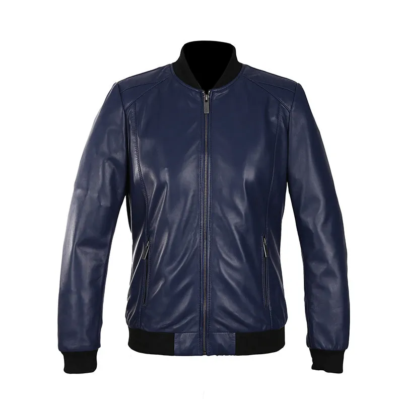 Savannah Womens Bomber Leather Jacket