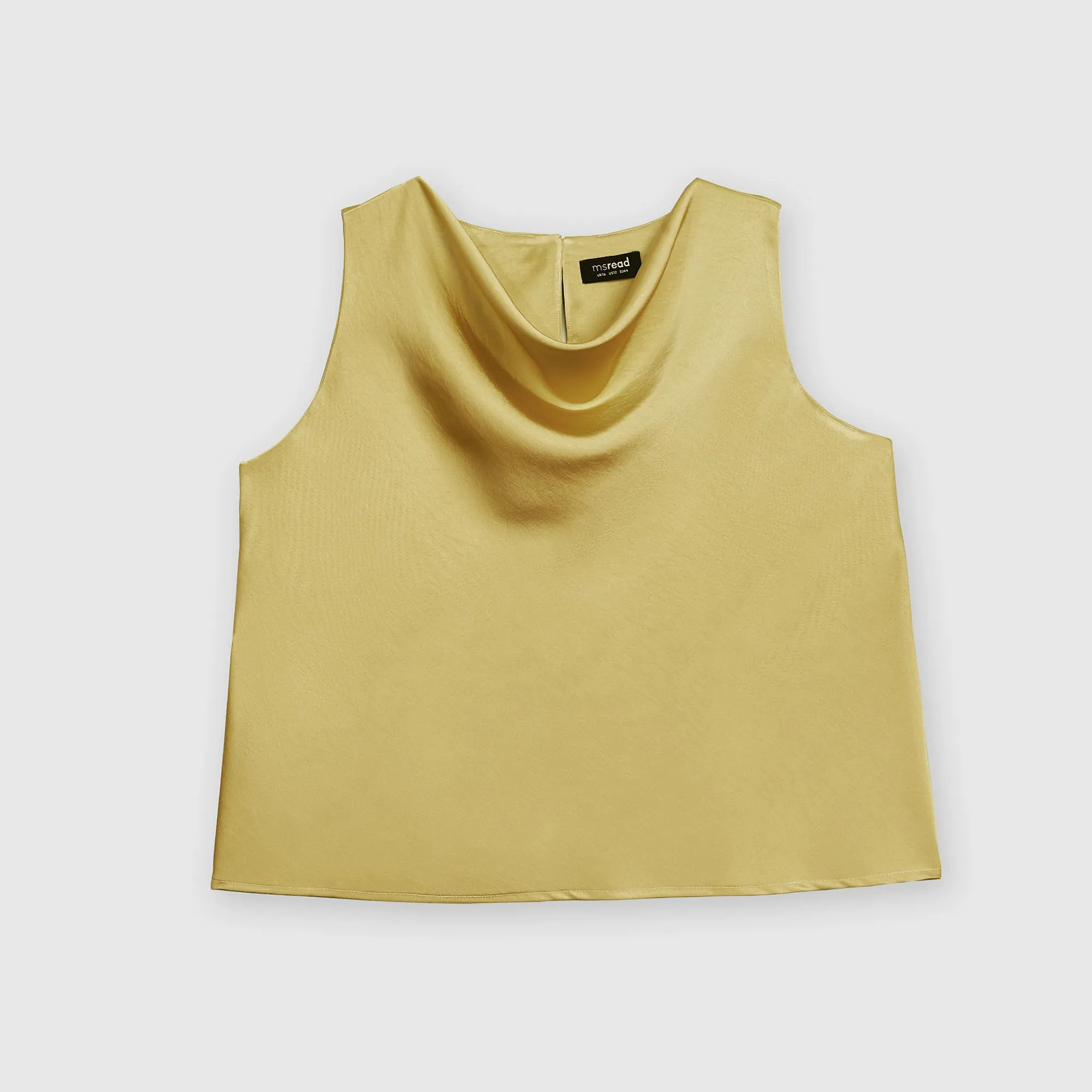 Sleeveless Cowl Neck Top