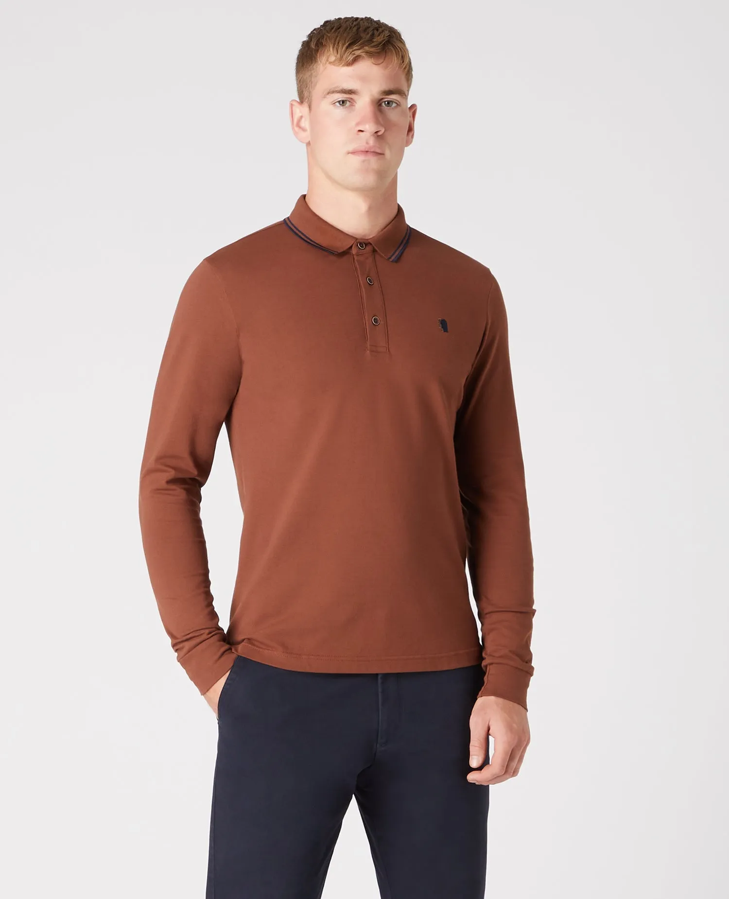 Slim Fit Cotton-Stretch Pique Polo Shirt