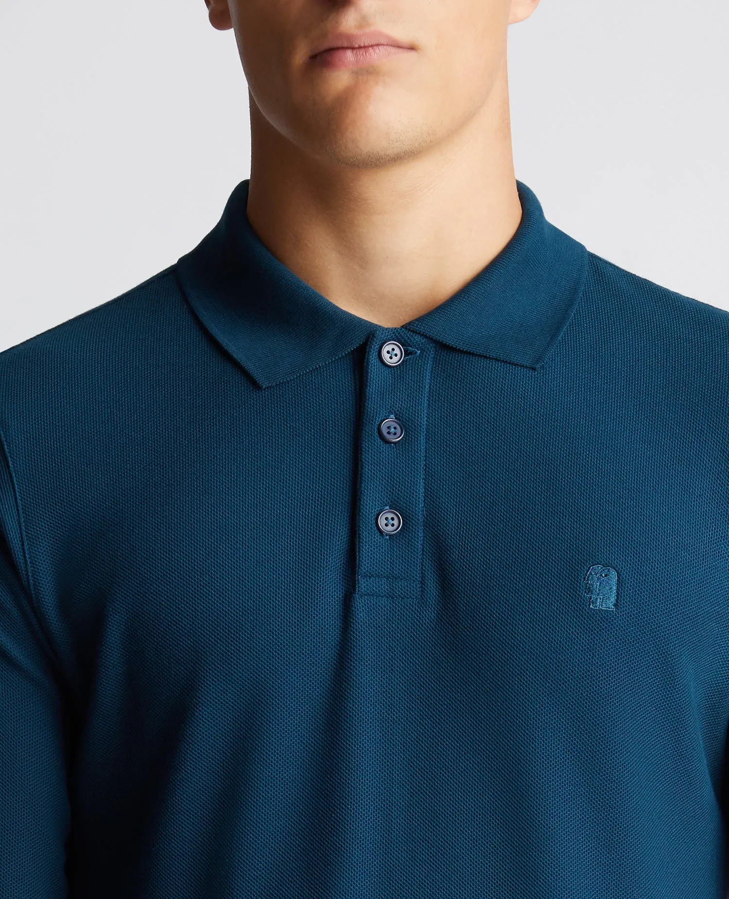 Slim Fit Cotton-Stretch Pique Polo Shirt