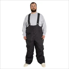 Snow Country Outerwear Mens S-XL Insulated Winter Ski Snow Bibs Suspender Pants Black