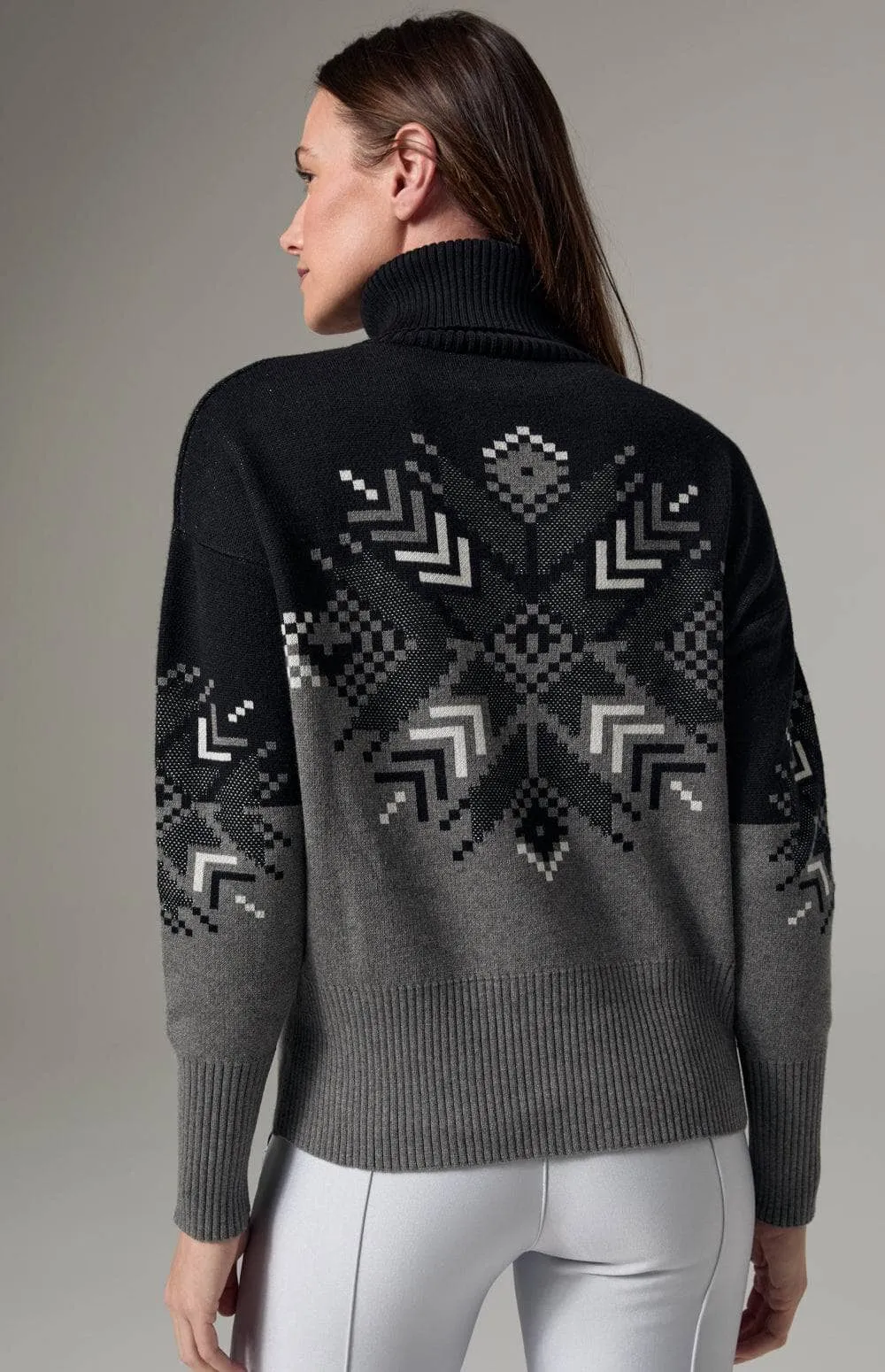 Snowflake Ellis Sweater | Black