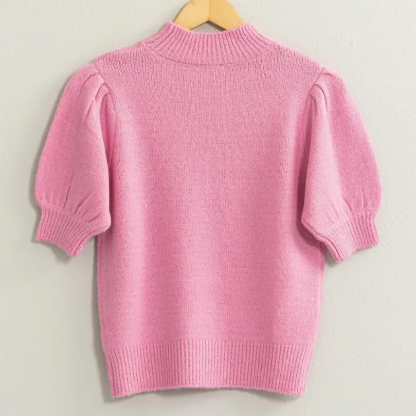 Soft Embrace Puff Sleeve Sweater