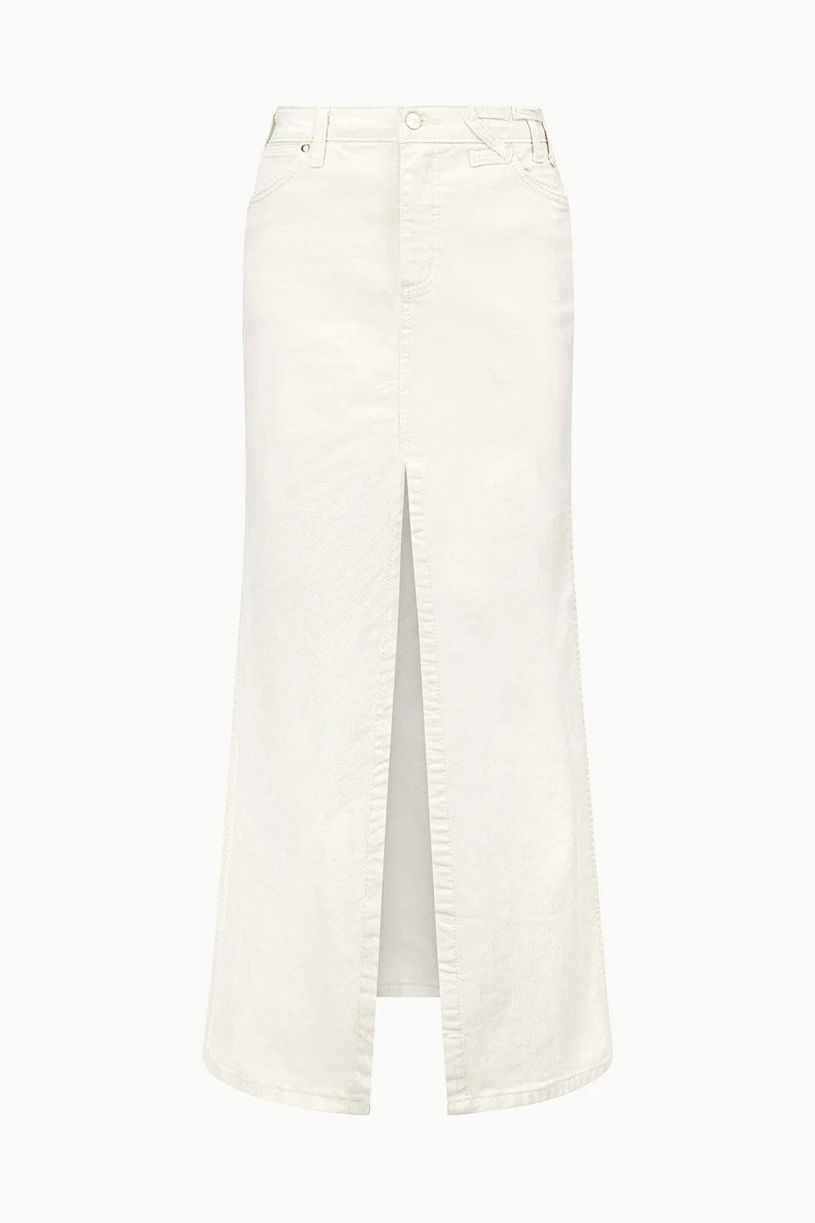 STAUD   WRANGLER THE MAXI SKIRT | CREAM