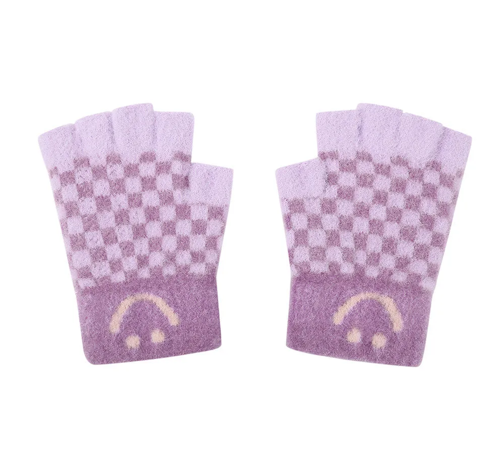 TARRAMARRA® Kids Knit Fingerless Ultra Plush Knit Gloves