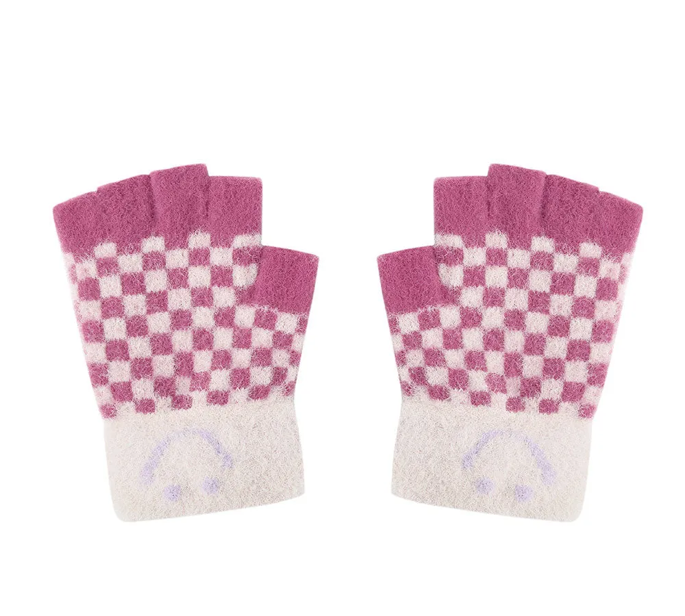 TARRAMARRA® Kids Knit Fingerless Ultra Plush Knit Gloves