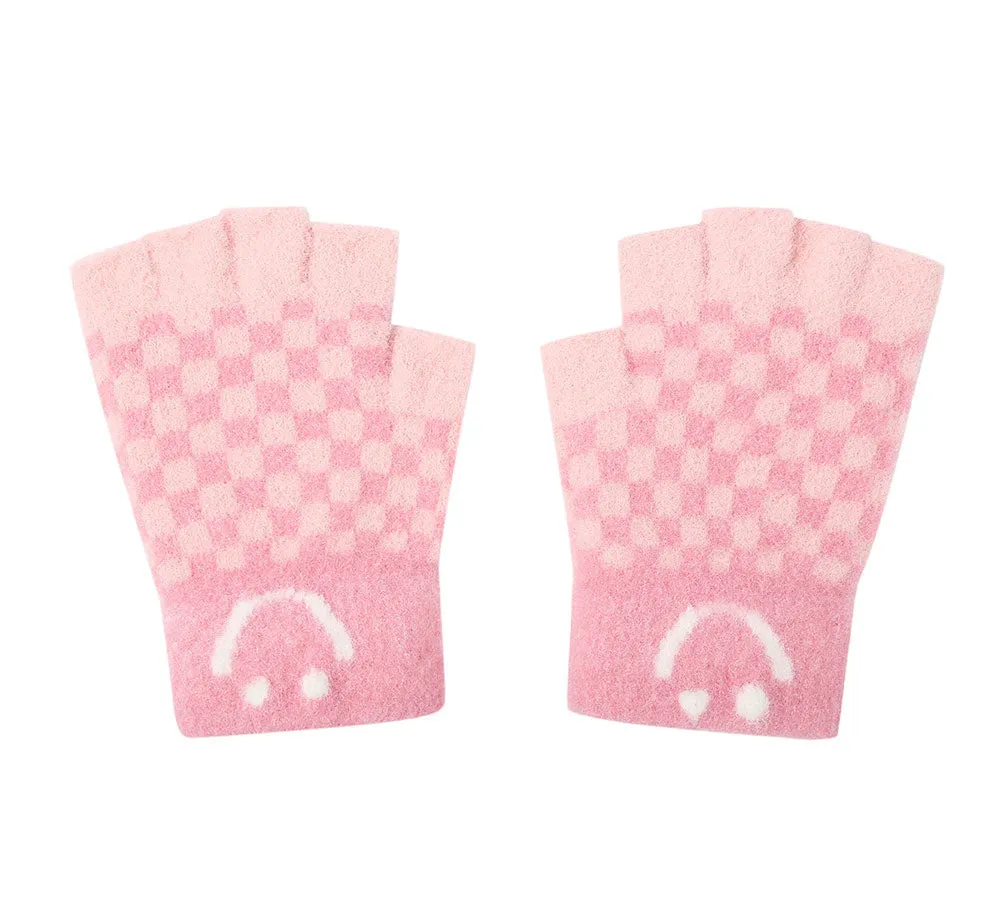 TARRAMARRA® Kids Knit Fingerless Ultra Plush Knit Gloves