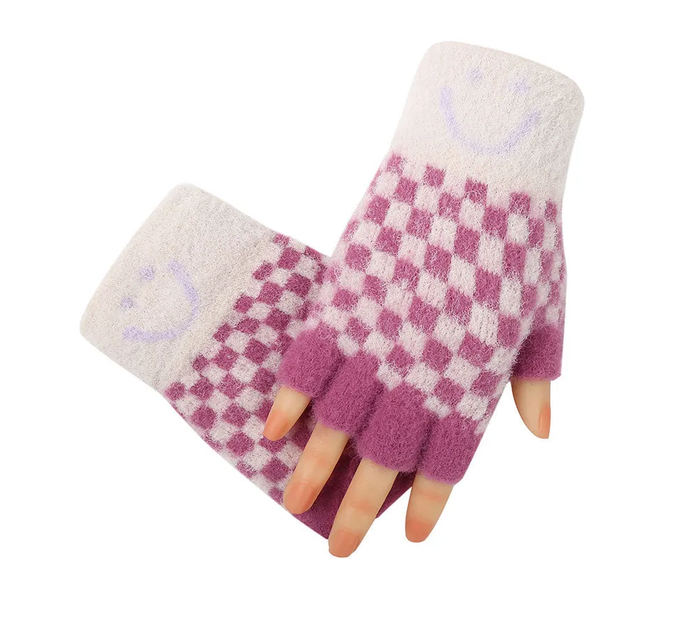 TARRAMARRA® Kids Knit Fingerless Ultra Plush Knit Gloves