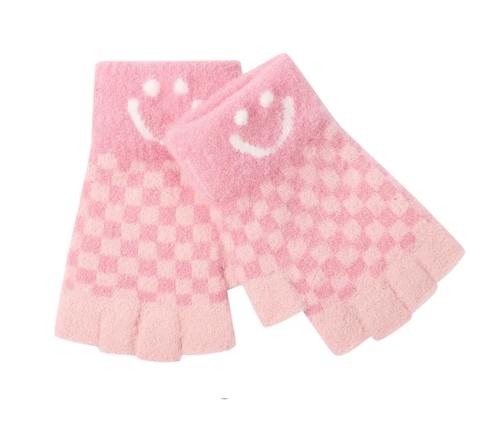 TARRAMARRA® Kids Knit Fingerless Ultra Plush Knit Gloves