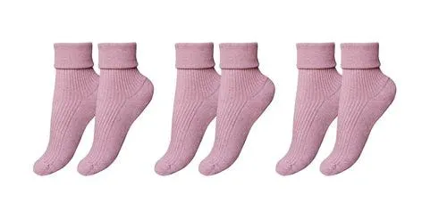 tittimitti®100% Organic Combed Cotton Luxury Women's Socks 3-Pack.