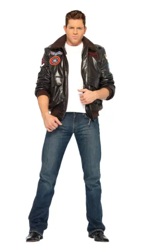 Top Gun Licensed Mens Bomber Jacket Costume