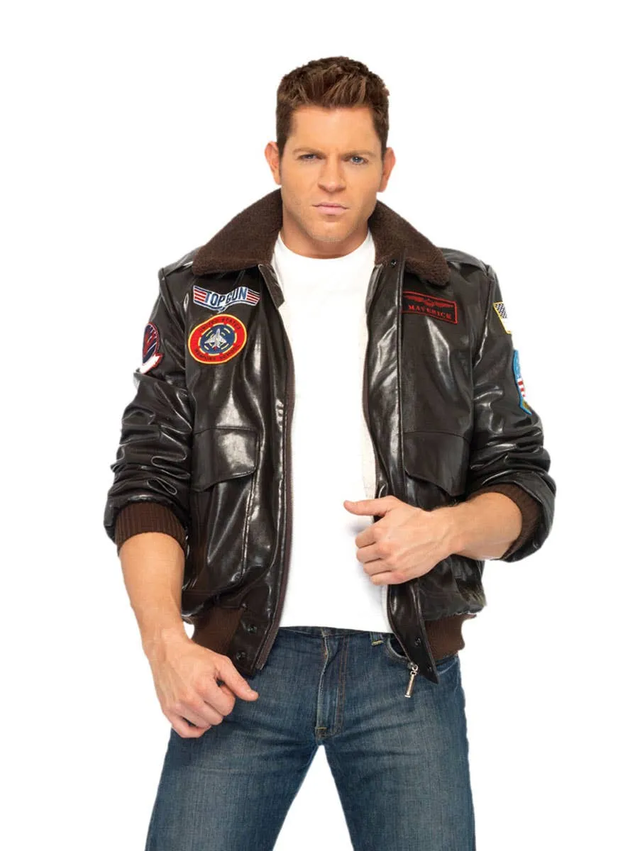 Top Gun Licensed Mens Bomber Jacket Costume