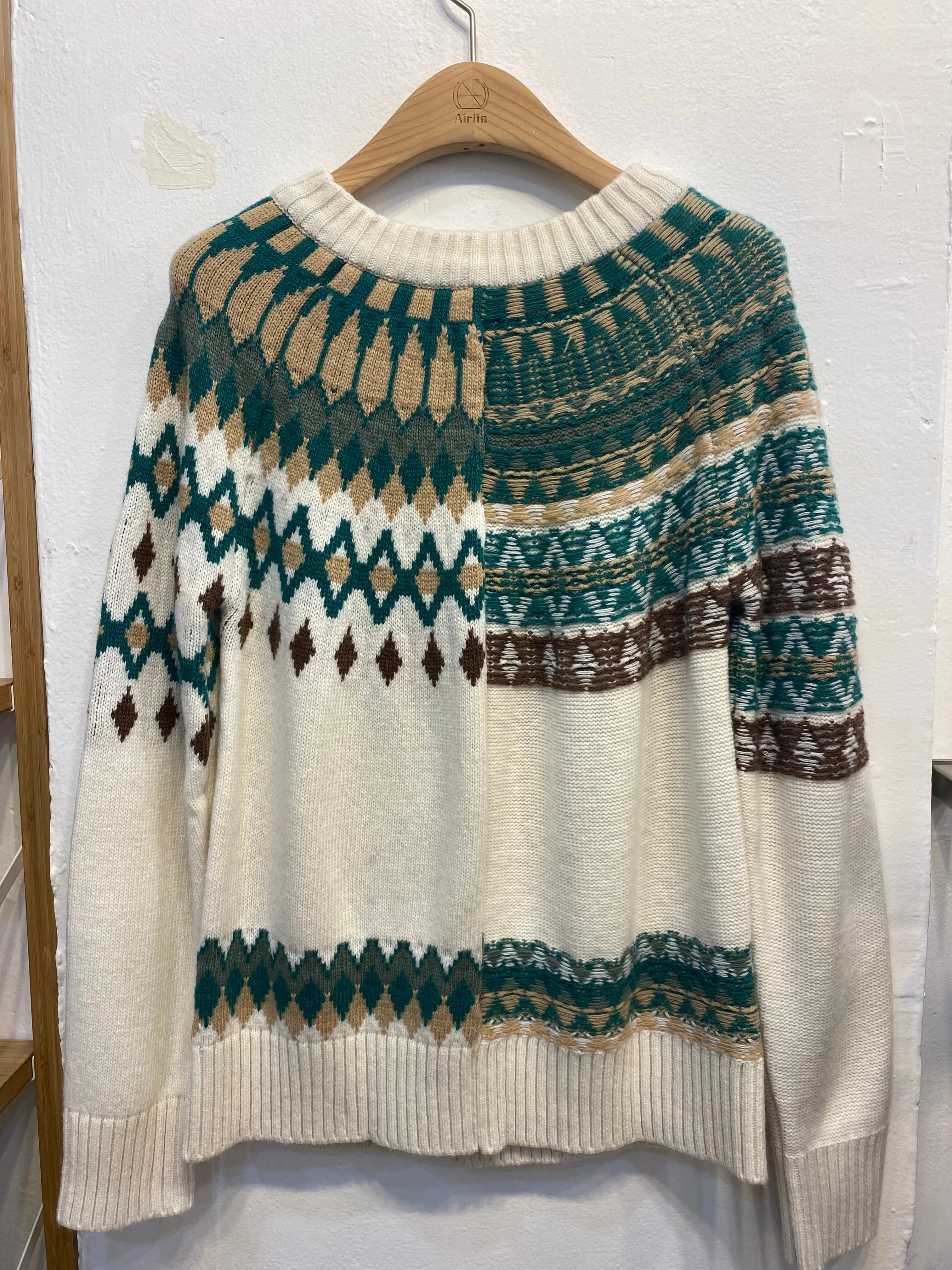 Unique pattern knit sweaters