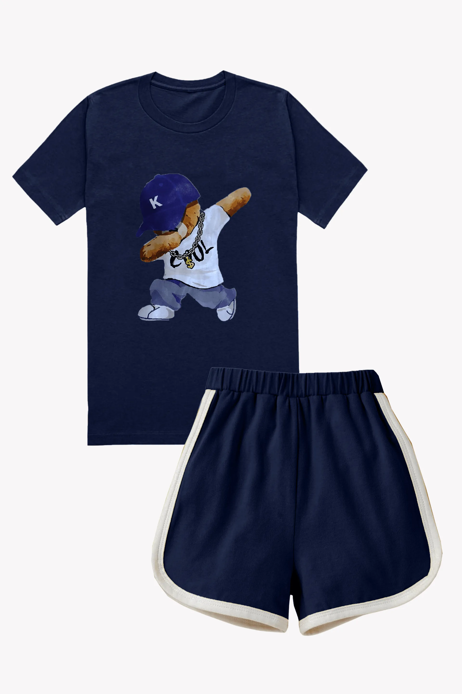 Unisex T-Shirt & Nicker Set Blue