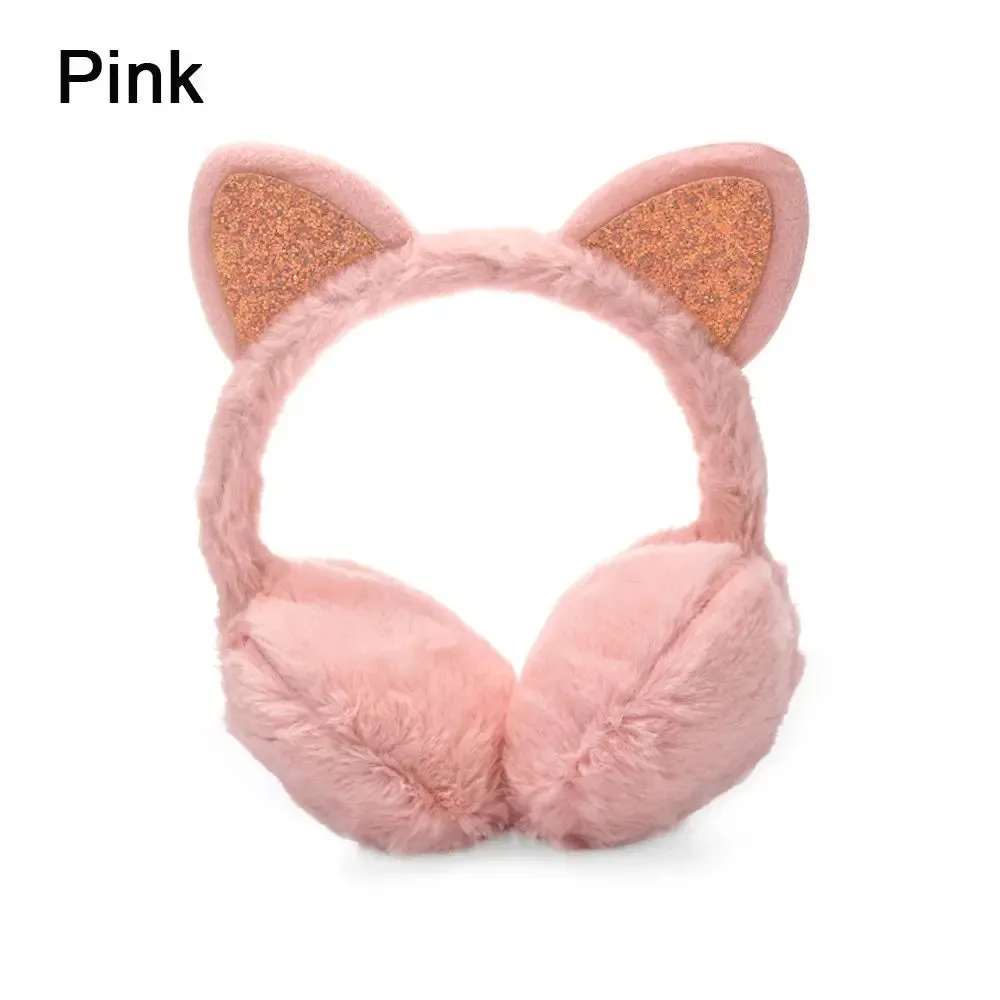 Winter Cat Theme Warm Earmuffs