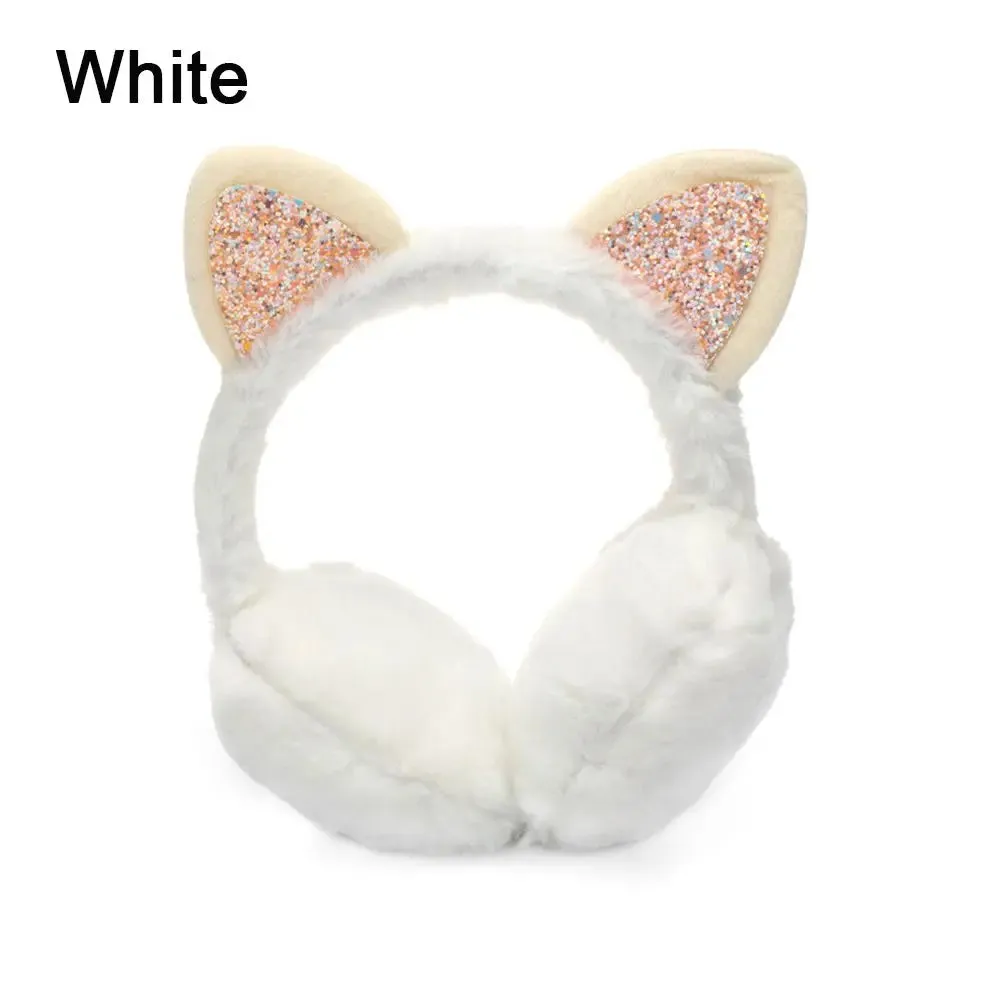 Winter Cat Theme Warm Earmuffs