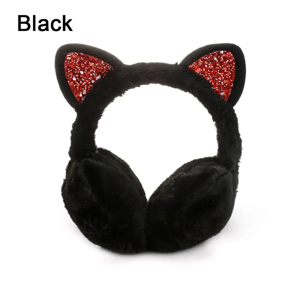 Winter Cat Theme Warm Earmuffs