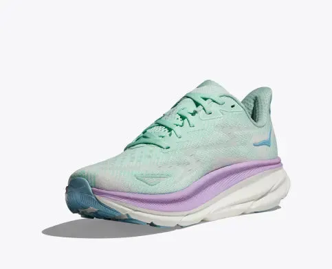 WOMEN'S HOKA CLIFTON 9 | SUNLIT OCEAN / LILAC MIST