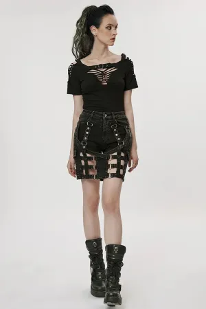 Women's Two Post-apocalyptic Daily Style Personality Techwear Wear The Pantskirt Detachable Skirt