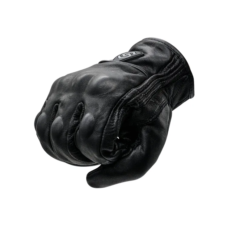 WUPP CS-1047A Motorcycle Racing Cycling Windproof Leather Full Finger Gloves, Size:XXL(Black)